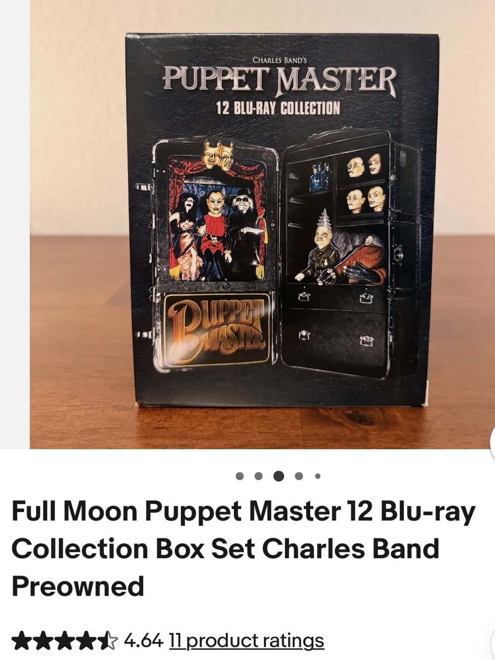 #3368**Puppet Master 12-Blu-ray Collection Box Set - Black